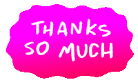 Love You Thanks So Much Sticker