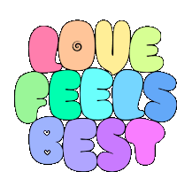 Lovefeelsbest Rainbow Sticker