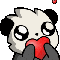 Loving Panda Sticker