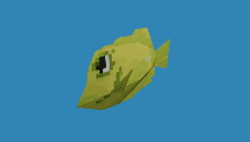 Low-poly Spinning GIF