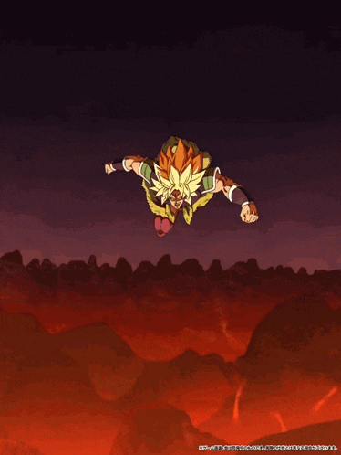 Lr Agl Super Saiyan Broly Surge Of Heightened Fighting Spirit GIF