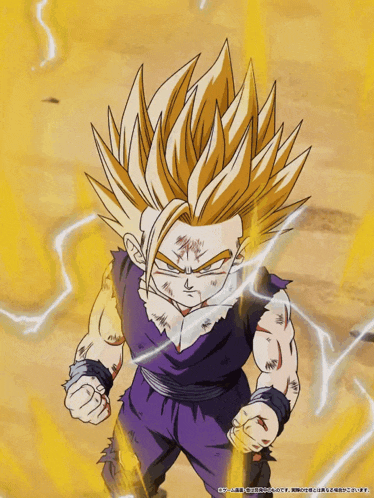 Lr Phy Super Saiyan 2 Gohan Youth Fighter Entrusted With Fate GIF