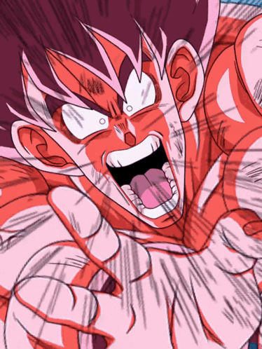 Lr Str Goku Kaioken Battle Against Limits GIF