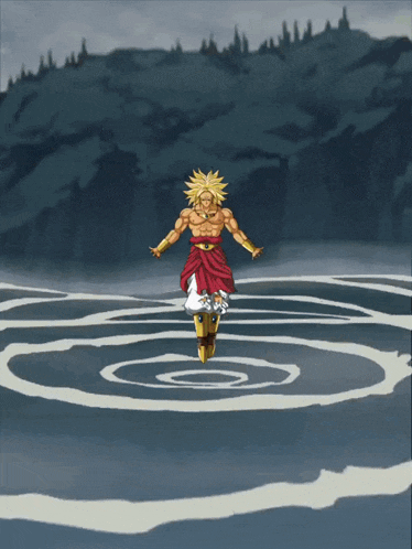 Lr Teq Super Saiyan Broly Nightmarish Impact GIF