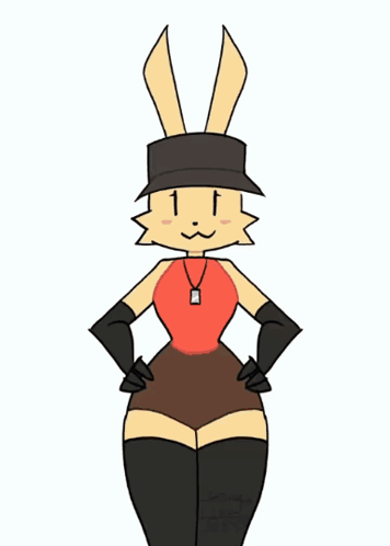 Lucy Bunny Femscout GIF