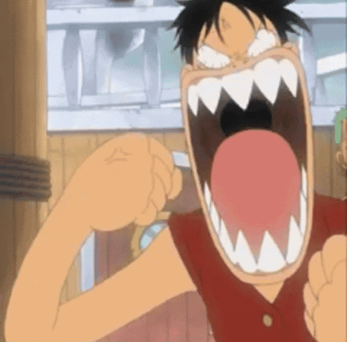 Luffy Funny Angry Luffy Angry On Robin GIF