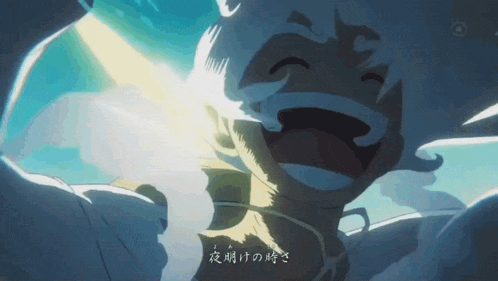 Luffy Gear 5 Laughing GIF