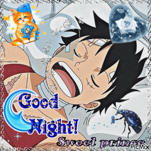 Luffy Sleepy GIF