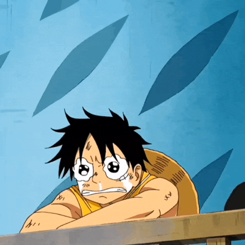 Luffy Troste Luffy Funny Crying GIF