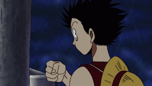 Luffy Victory Sign GIF