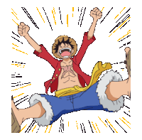 Luffyissokawaii Luffybae Sticker
