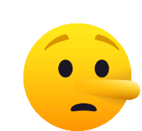 Lying Nose Joypixels Sticker