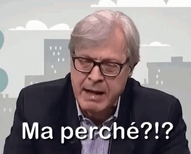 Ma Perché GIF. This 394 x 318 animated GIF is part of our sgarbi collection. Related themes include why. View the original animation, share it, or browse…