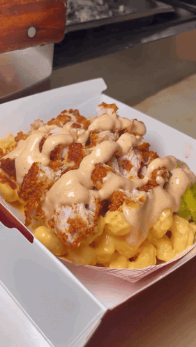 Mac And Cheese Chicken GIF