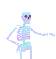 Macarena Skeleton Sticker