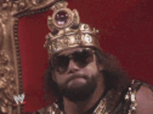 Macho Man King GIF. This 498 x 370 animated GIF is part of our its good to be the king collection. Created by djp123. View the original animation, share it…
