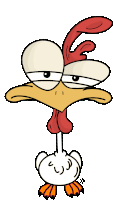 Mad Chicken Sticker