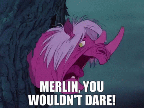 Madam Mim Dare GIF. This 498 x 373 animated GIF is part of our mad madam mim collection. Related themes include goat. Created by Bushmill87. View the…