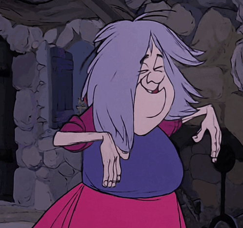 Madam-mim The-mad-madam-mim GIF. This 498 x 467 animated GIF is part of our mad madam mim collection. Related themes include funny, halloween, laughing…