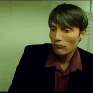 Mads Mikkelsen Side Eye GIF