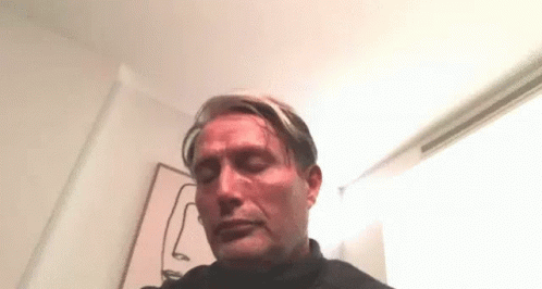 Mads Mikkelsen Smoking GIF