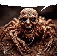 Maggot Spider Sticker