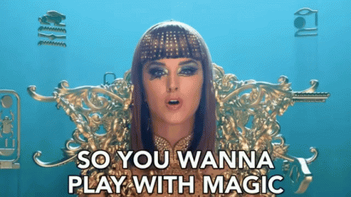 Magic Magick GIF. This 498 x 280 animated GIF is part of our katy perry whipped cream collection. Related themes include magic. Created by KatyPerry. View…