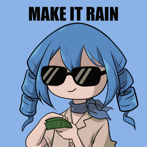 Make It Rain Kim Kardashian GIF