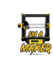 Maker 3d Printing Sticker