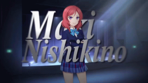 Maki Nishikino Rap Battle GIF