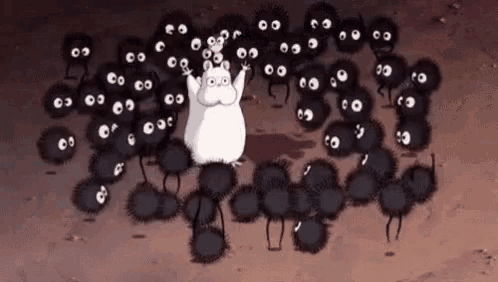 Makuro Kuroski Studio Ghibli GIF