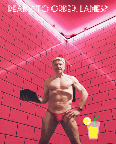 Male Stripper Naked Santa Meme