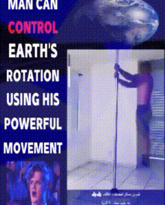 Man Can Control Earths Rotation Using Freedom Motif GIF