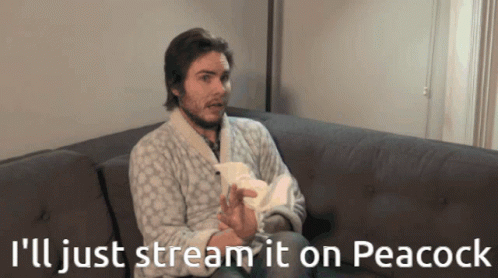 Man Carrying Thing Peacock GIF