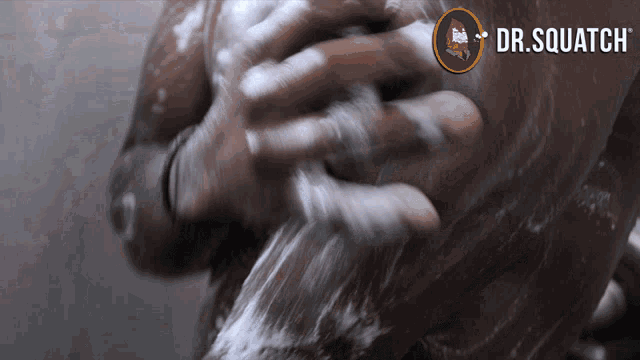 Man Lathering Man Soap GIF