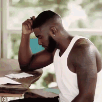 Man Writing Black Man Writing GIF