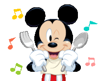 Manger Mickey Sticker
