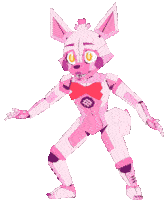 Mangle Fnaf Sticker