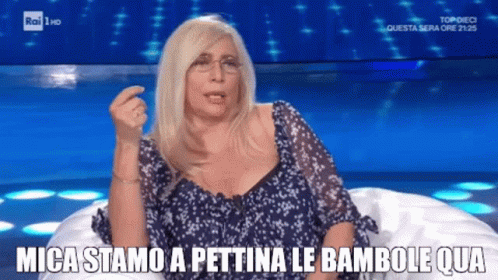 Mara Venier Domenicain GIF