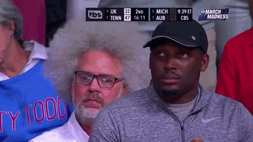 March Madness Big Hair March Madness Afro GIF