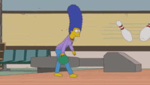 Marge Simpson Bowling GIF