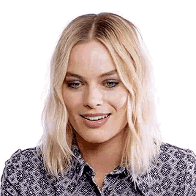Margot Robbie Smiles GIF