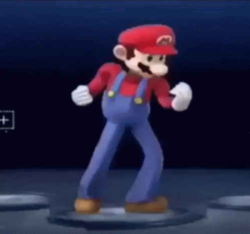 Mario Default Dance GIF