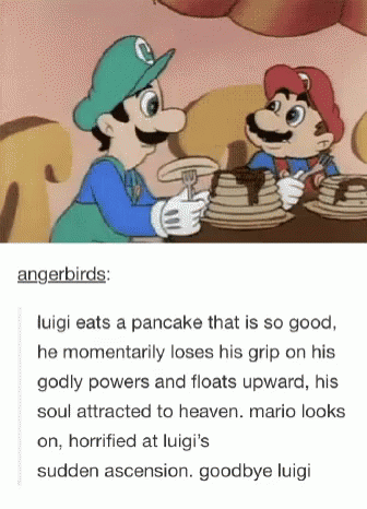 Mario Goodbye Luigi GIF. This 336 x 466 animated GIF is part of our luigi death stare collection. Related themes include mario. View the original animation…