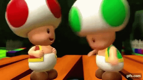 Mario Kart Toad GIF. This 498 x 280 animated GIF is part of our toad screaming collection. Related themes include happy. Created by Halcrow123. View the…