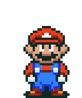 Mario Pixel Mario Kart Sticker