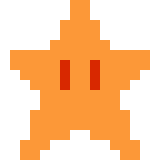 Mario Star Sticker