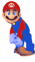 Mario Super Mario Sticker