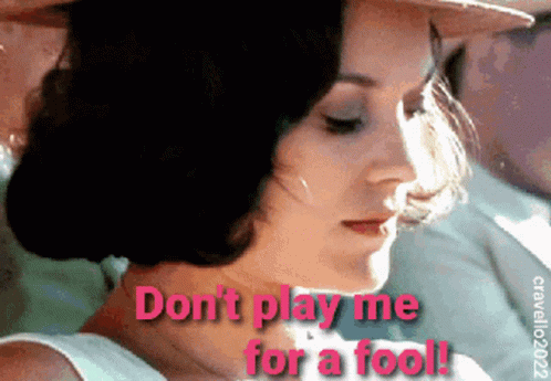 Marion Cotillard Dont Play Me For A Fool GIF