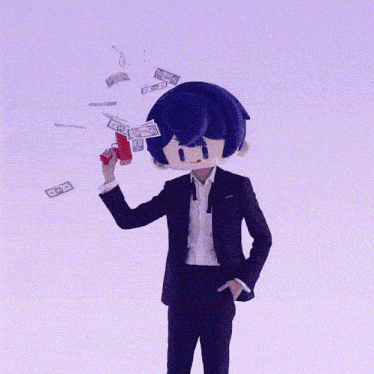 Marius Von Hagen Making It Rain GIF